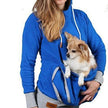 Women's Cat Print Pullover Hoodie Sweatshirt for Pet Lovers