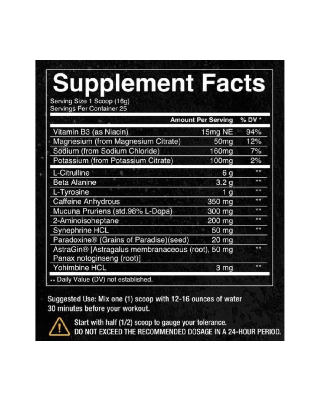 Condemned Convict High Stim Pre-Workout