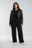 Luxeflow - Elevated Wide Leg Sweatpants Trouser Pants Black