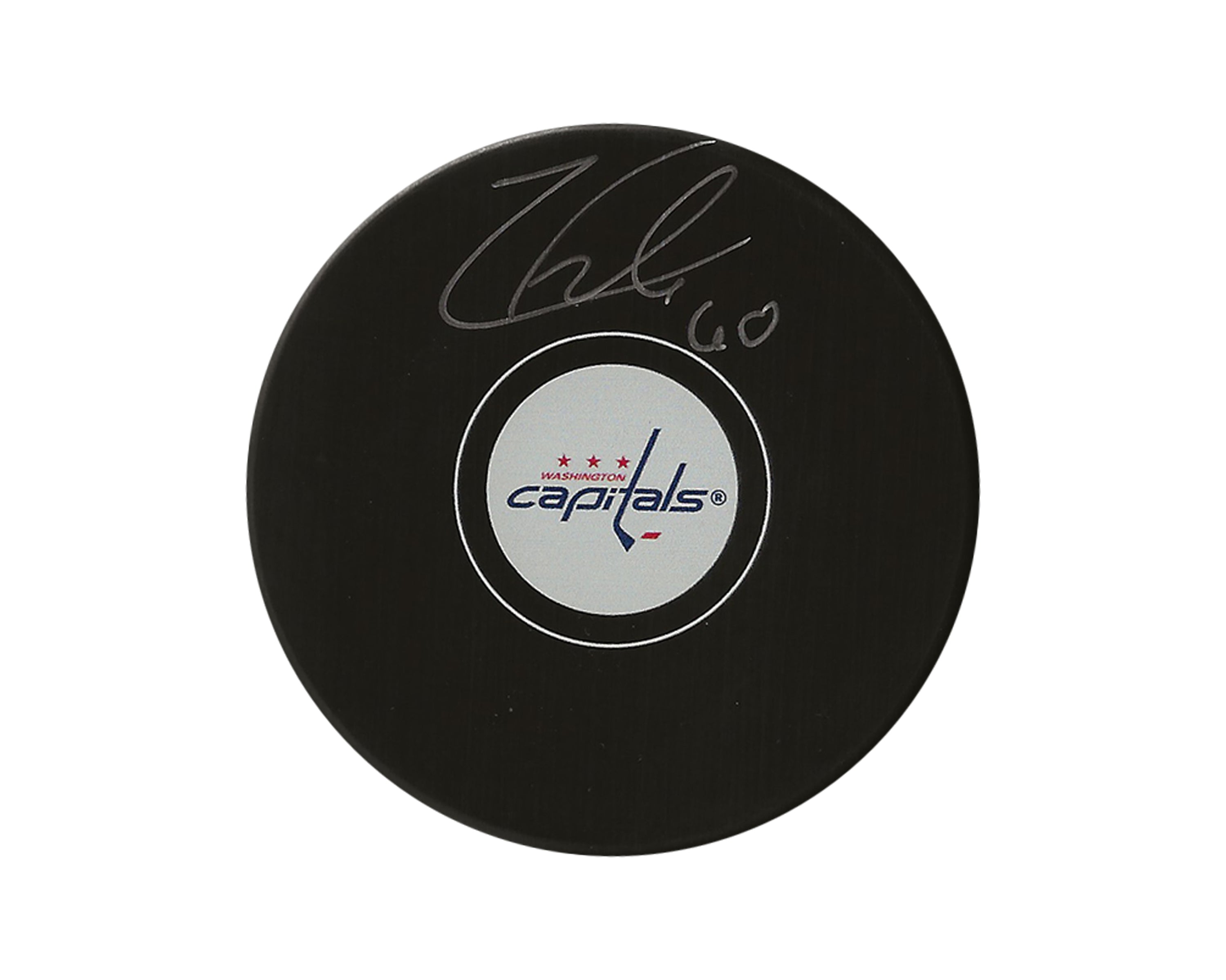 Zach Fucale Autographed Washington Capitals Autograph Model Puck