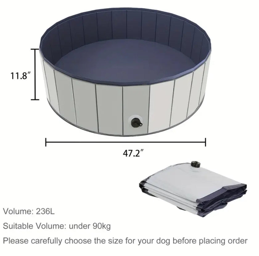 Collapsible Dog Pool | Portable Dog Pool