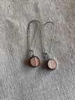 Sick Chick Small Circle Dangle Earrings #26