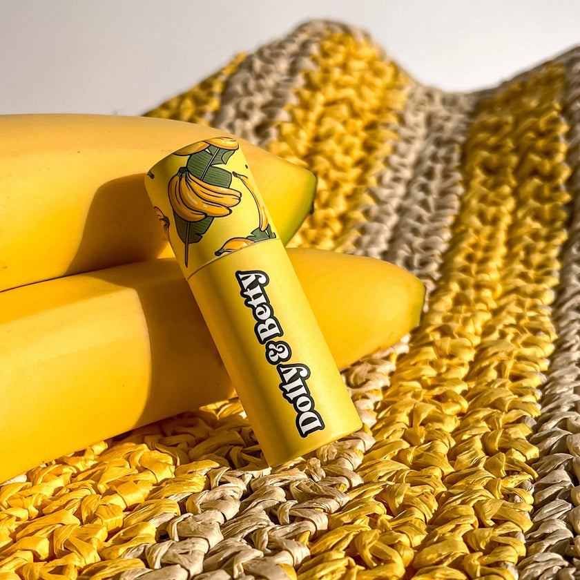Baume à lèvres saveur banane