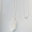 Real leaf necklace