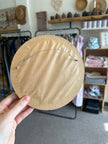 Vintage Round Framed Floral Embroidery