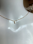Standout Boutique Gold I Letter Pendant Necklace