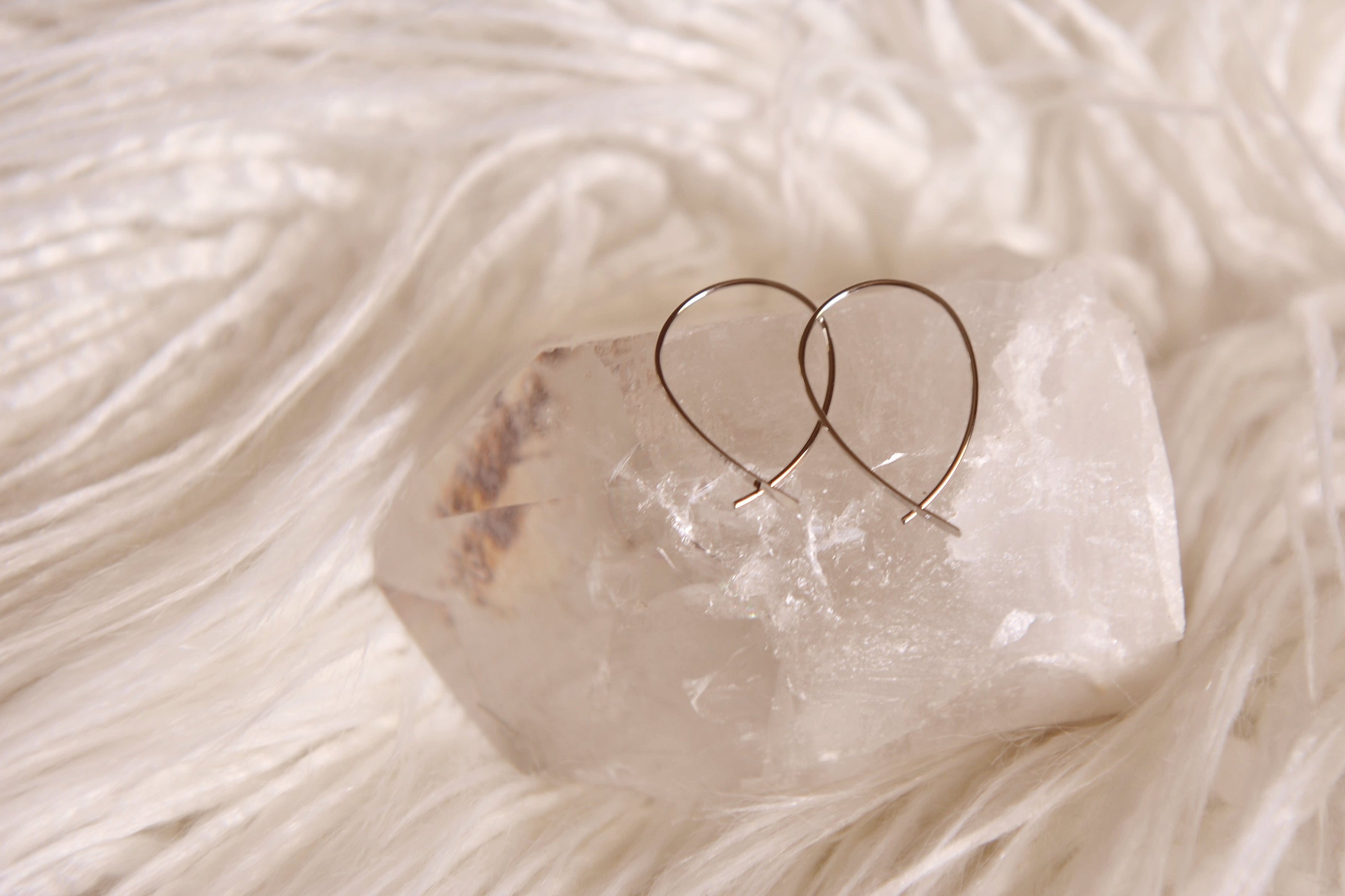 Mel drop wire earrings