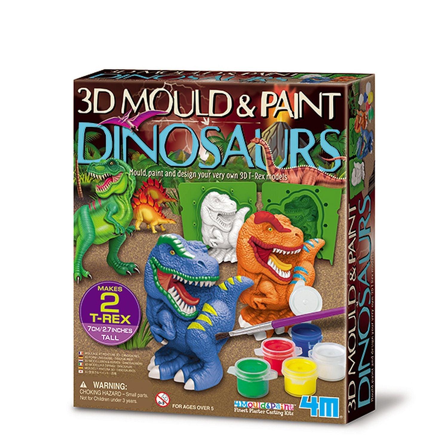 4M - Mouler et peindre des dinosaures 3D