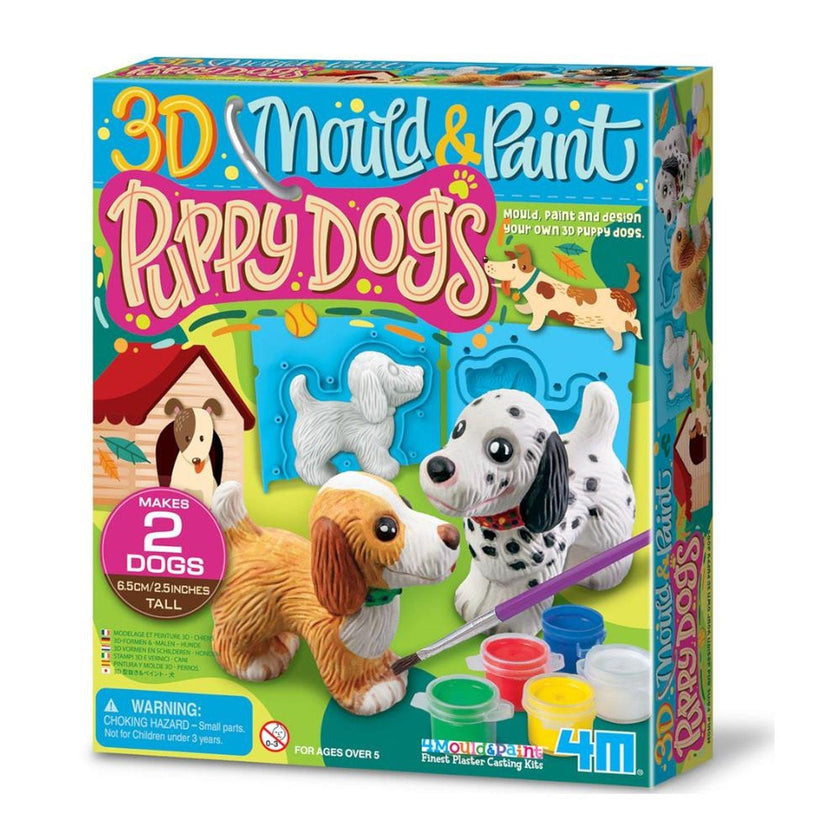 4M - 3D Mould & Paint Puppies