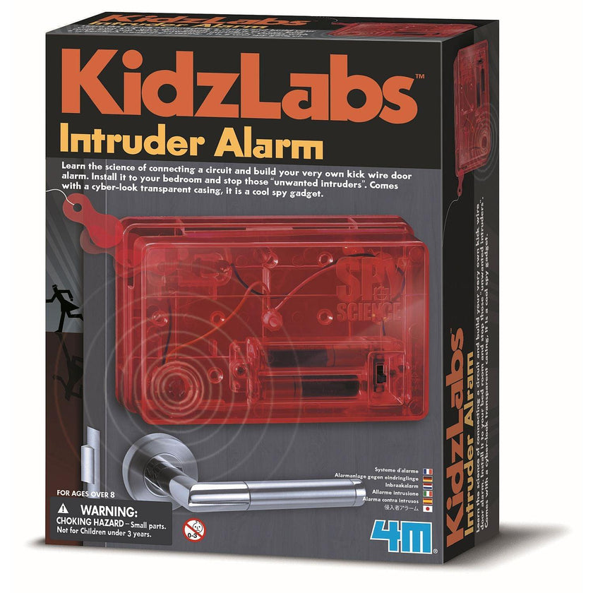 4M - KidzLabs - Système d'alarme anti-intrusion Spy Science