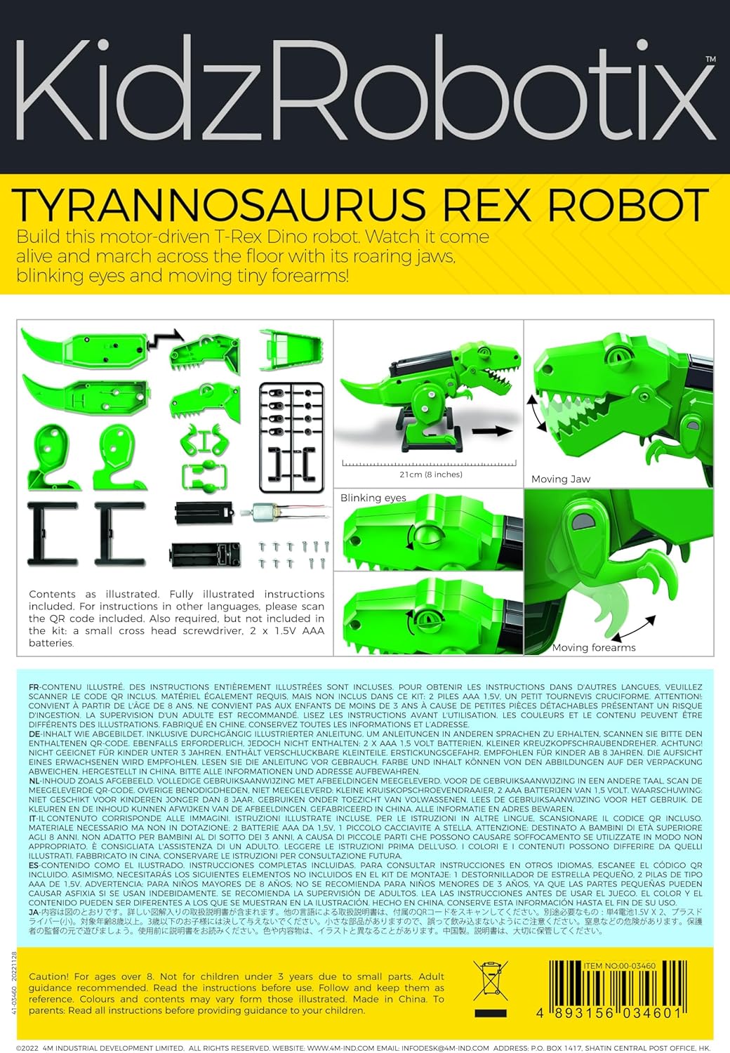 4M - KidzRobotix - Tyrannosaurus Rex Robot