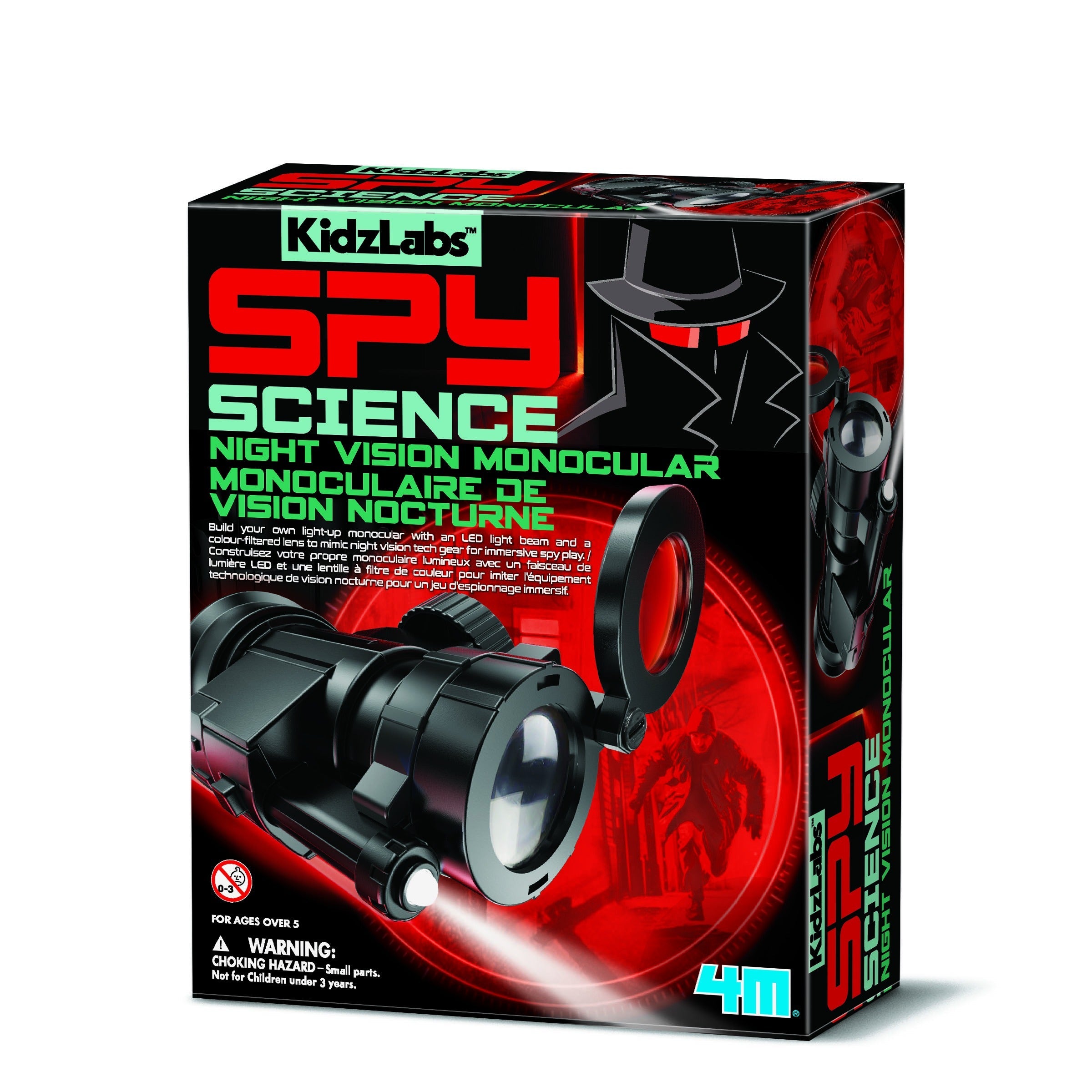 4M - Kidzlabs Spy Science Monoculaire - Bilingue