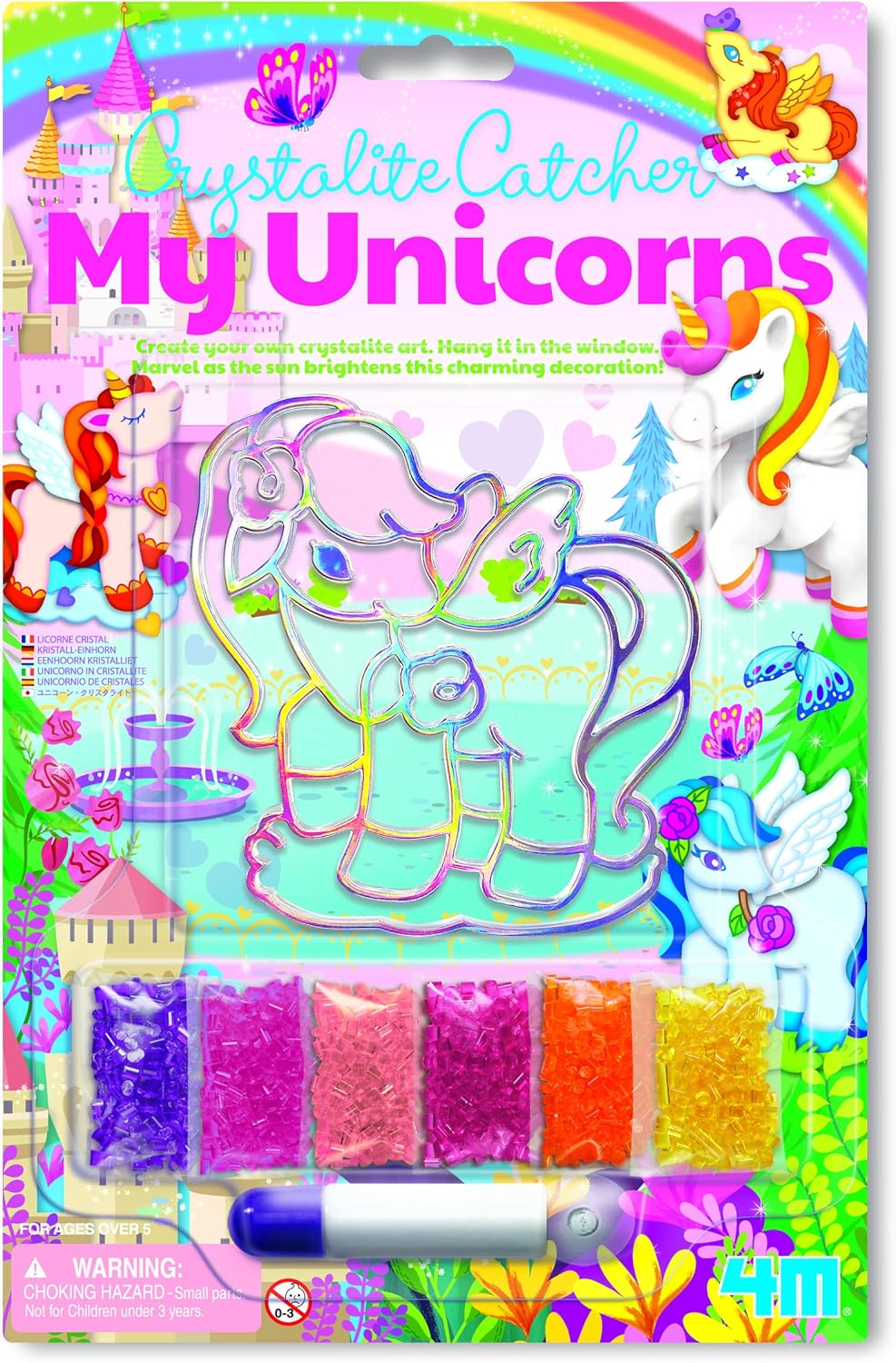 4M - Unicorn Crystallite Catcher (4 Assorted)