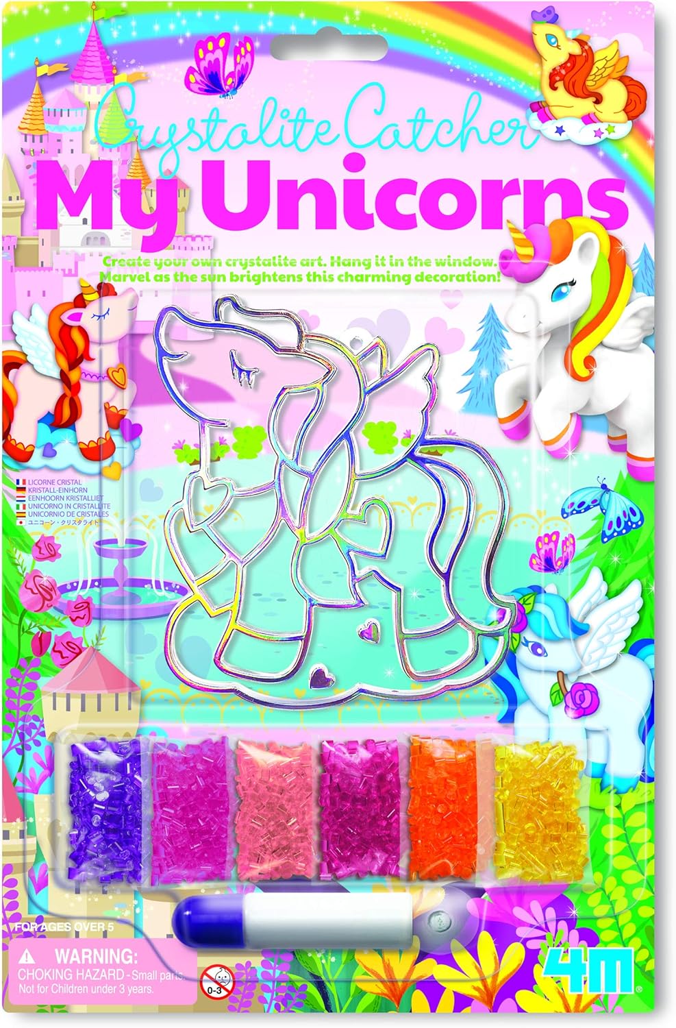 4M - Unicorn Crystallite Catcher (4 Assorted)