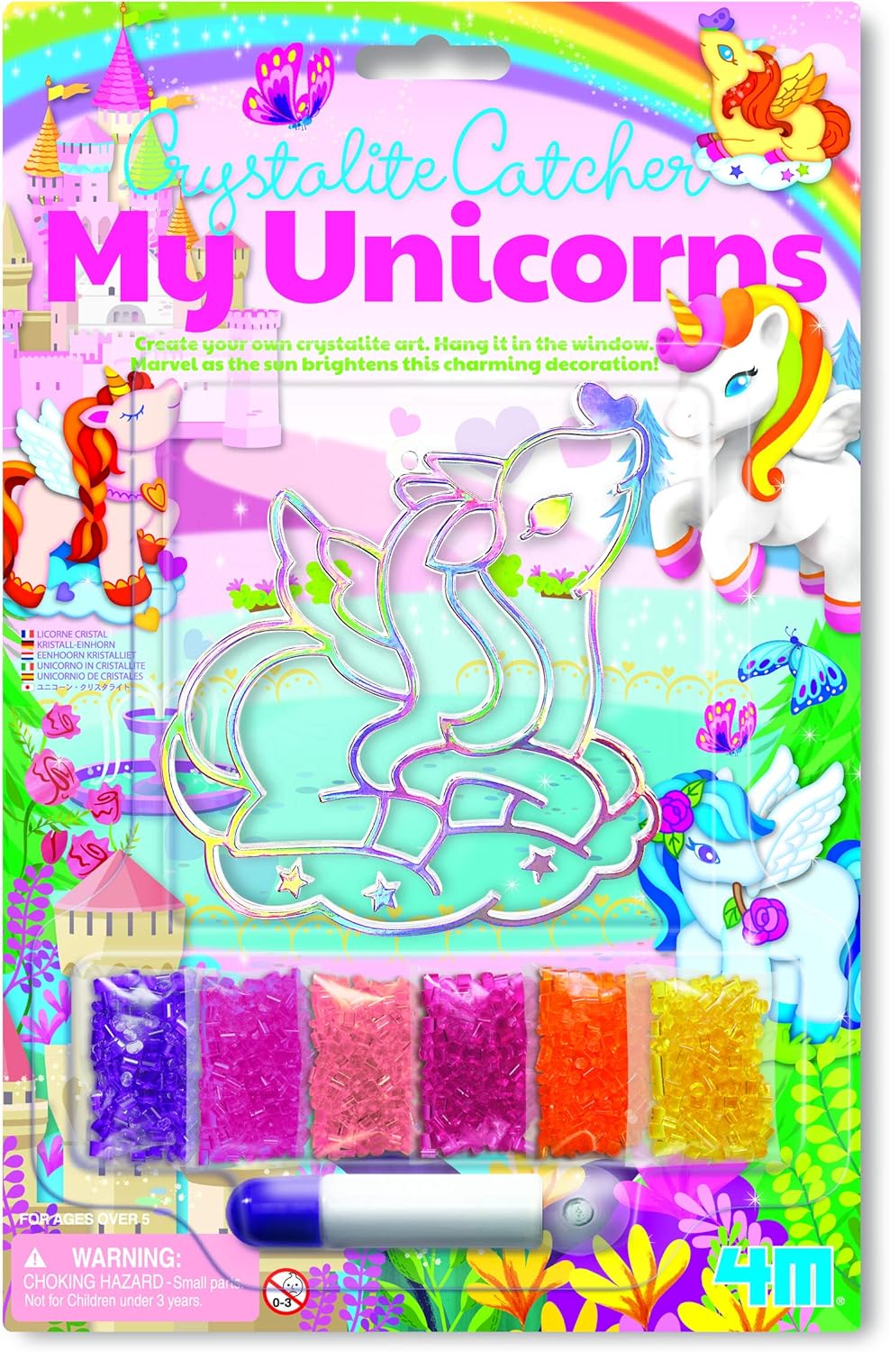4M - Unicorn Crystallite Catcher (4 Assorted)