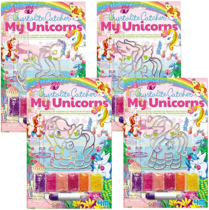 4M - Unicorn Crystallite Catcher (4 Assorted)