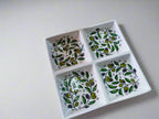 Handcrafted Ceramic Serving 4-Section Tray | For Nuts, Dips, and Appetizers | 9