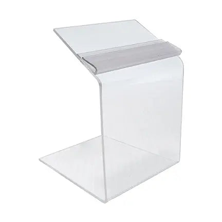 Support clair pour affichette (pince en bas),2 ½”x 3 3/4