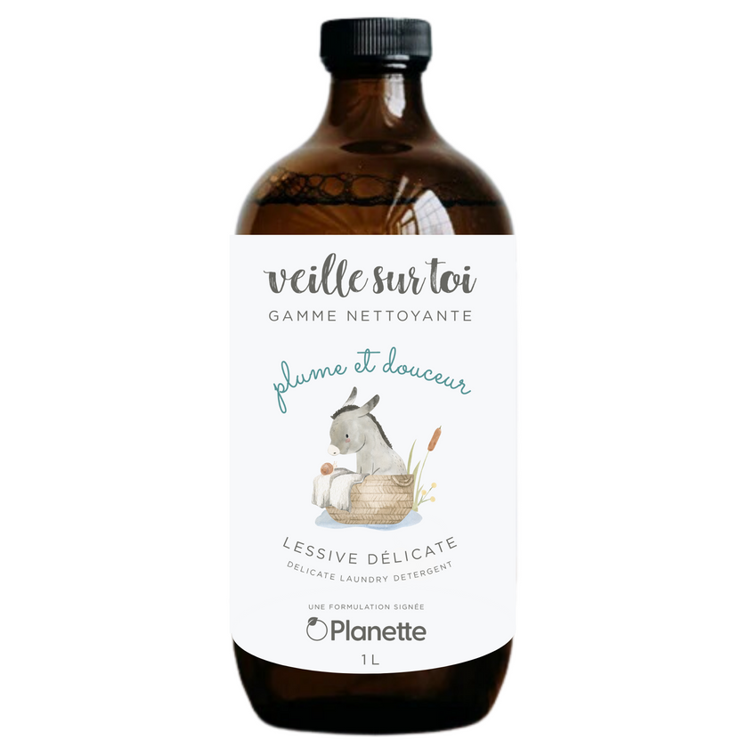 Cleaning line - Delicate detergent - 1L - Box of 6 - Veille sur toi & Planette