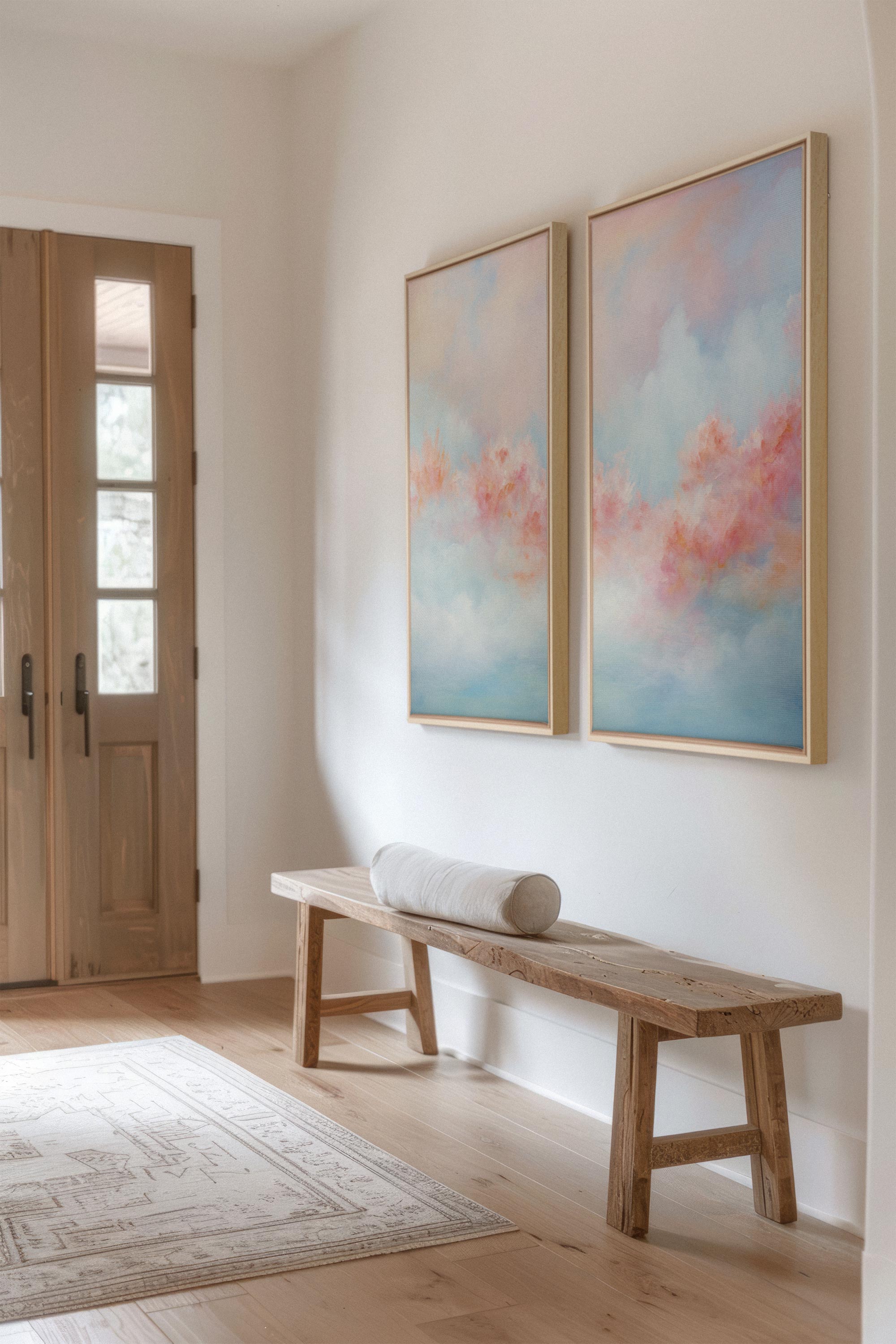 MYSTIC SUNSET DUO (2 Oeuvres sur toile étirée)