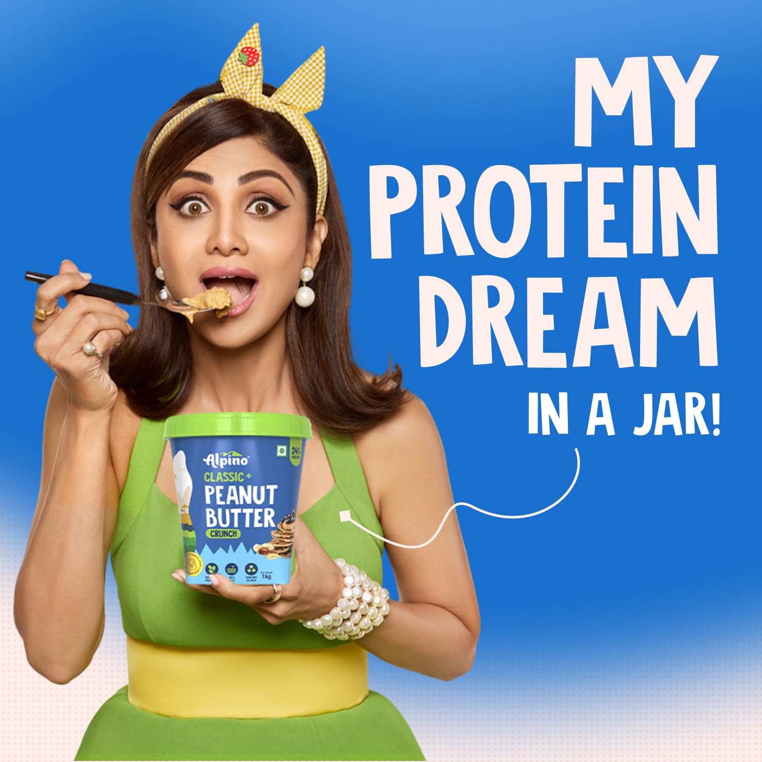 Classic Peanut Butter Crunch | 90% Roasted Peanuts | High Protein Peanut Butter Crunchy | Gluten-Free | Vegan