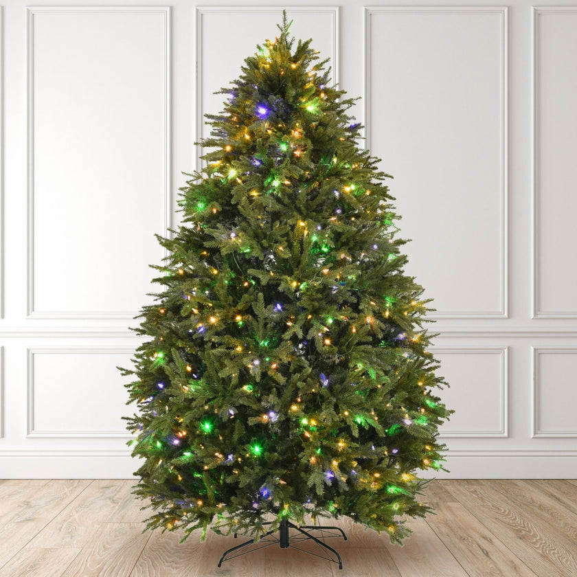 Artiplanto Oscar Most Realistic Artificial Fir Pre-Lit Christmas Tree 7.5'