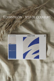 COBALT FLOW, Oeuvre sur toile étirée