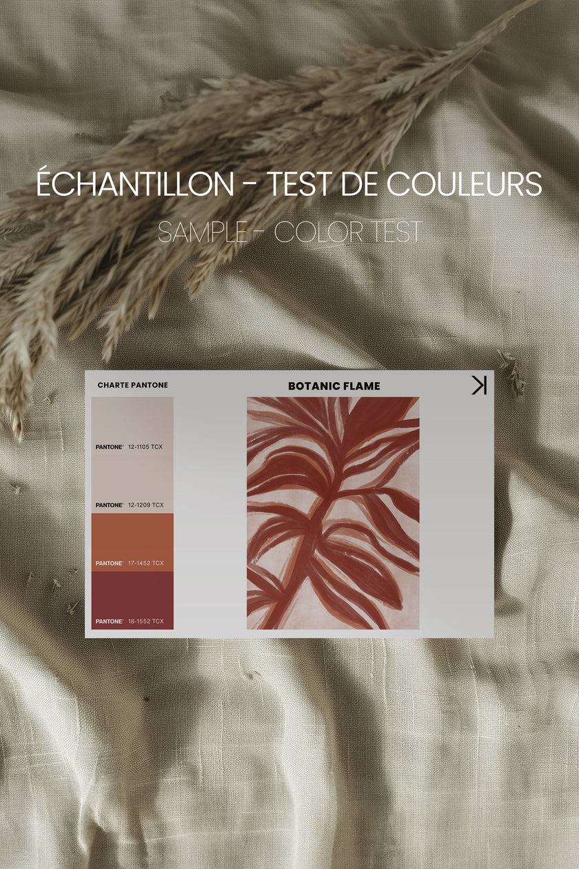 BOTANIC FLAME, Oeuvre sur toile étirée