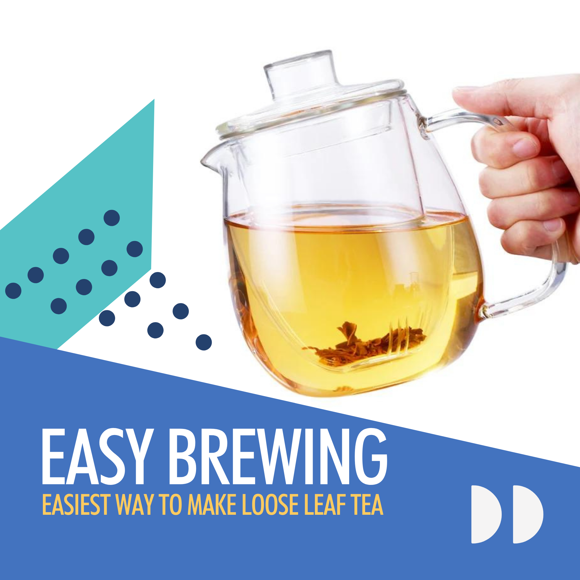 Glass Tea Infuser Teapot 600 ml