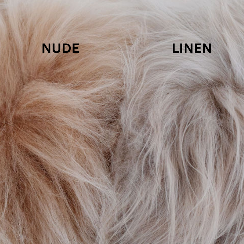 Nude Icelandic Sheepskin