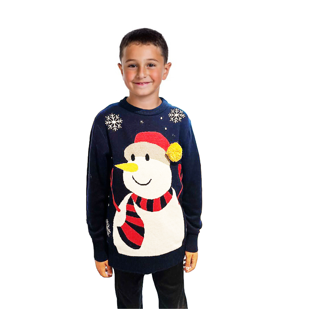 Pack Famille - Pull de Père Noël avec Pompon