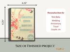 CrafTreat Picnic Basket Mini Album DIY Scrapbook Blank - Black