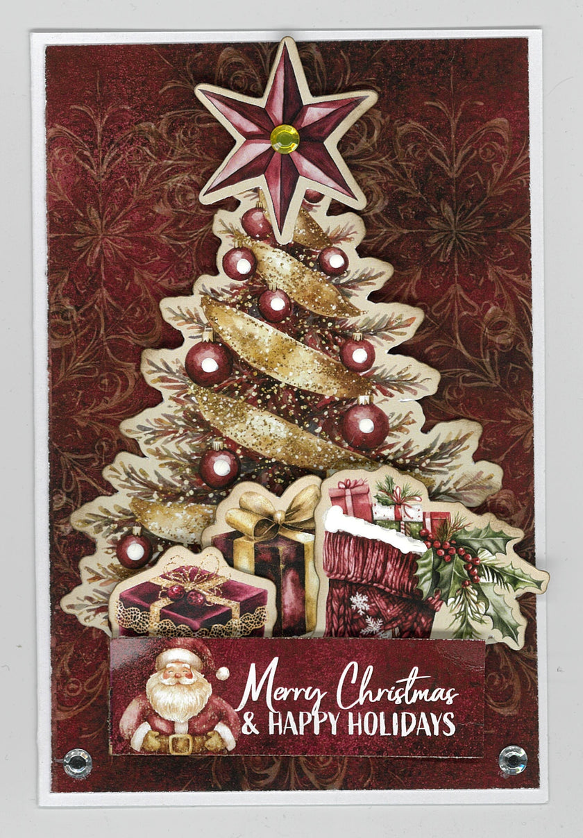 3Quarter Designs Sugarplum Wreath  6x4 Card Pack