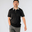 Men's Bamboo Polo Shirt | Cream Olive