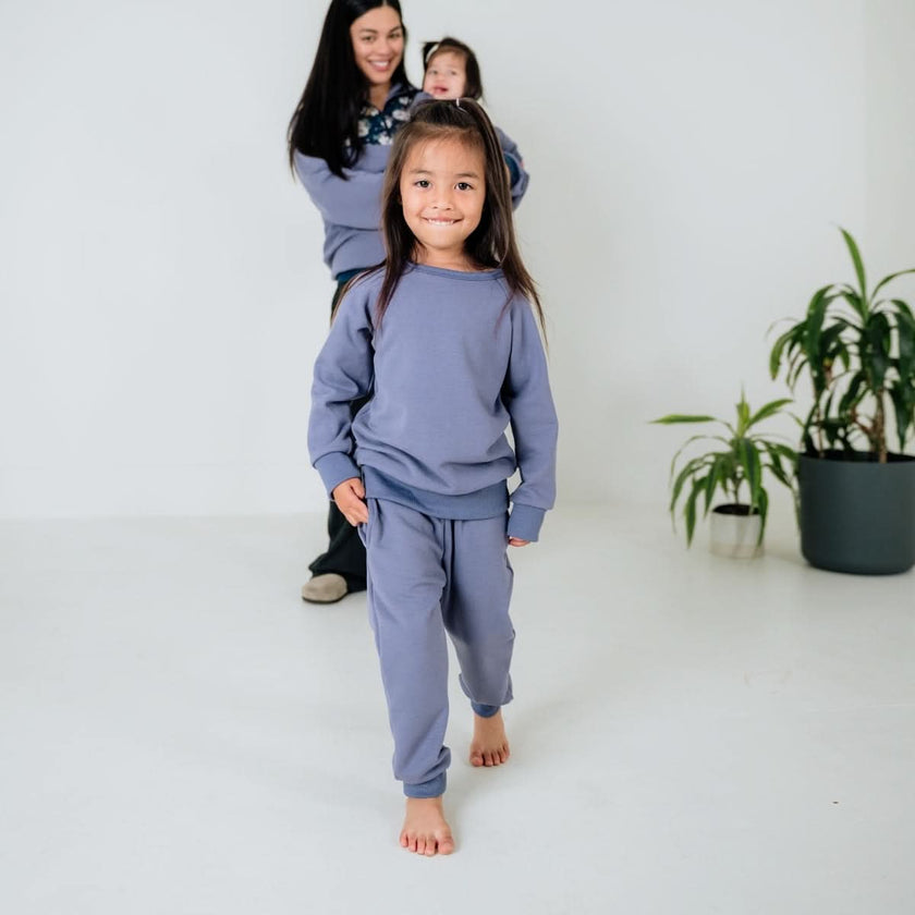 Baby/Kids' Bamboo Fleece Raglan Pullover | Cranberry