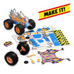 Hot Wheels - MOTOR MAKER KITZ - KIT DE CAMIONS MONSTRES 4X4