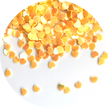 Yellow heart Glitter
