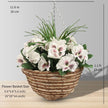 Camila Artificial Floral Arrangement In Hanging Basket