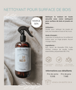 Cleaning line - Wood surface cleaner - 500 ml - Box of 8 - Veille sur toi & Planette