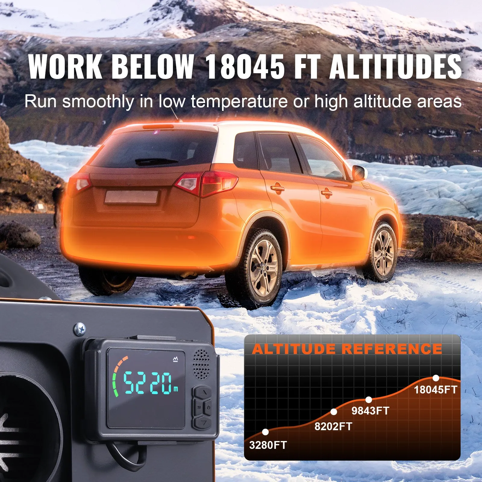 VEVOR 8KW Diesel Air Heater, Bluetooth App Control All-in-One Diesel Heater with Automatic Altitude Adjustment, Remote Control and LCD, Portable Parking Heater for RV, Trailer, Camper Van, Boat
