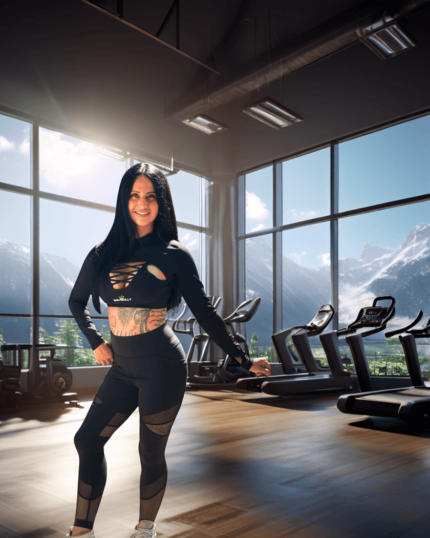 BulkBully Women's Sports Bra & Shrug: Comfort Meets Style