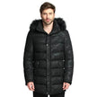 Men's Faux Fur collar Cotton padded Thick Long Puffer Winter Jacket