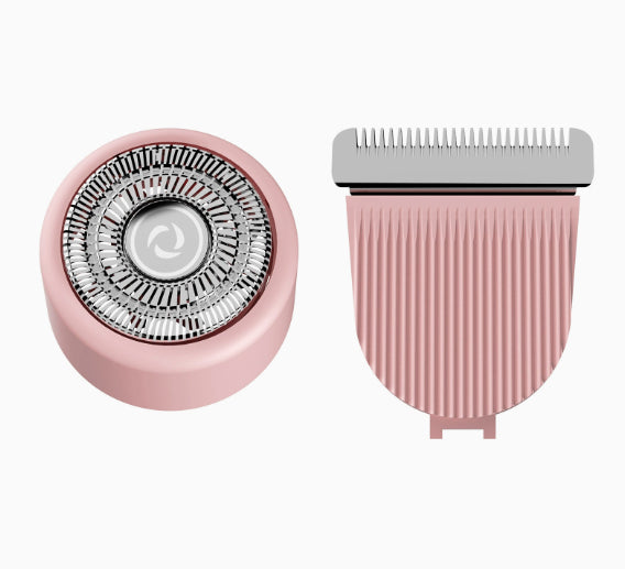 Women's 2-in-1 Electric Shaver & Bikini Trimmer – Wet/Dry Body Hair Razor (Pink, Blue, Purple)