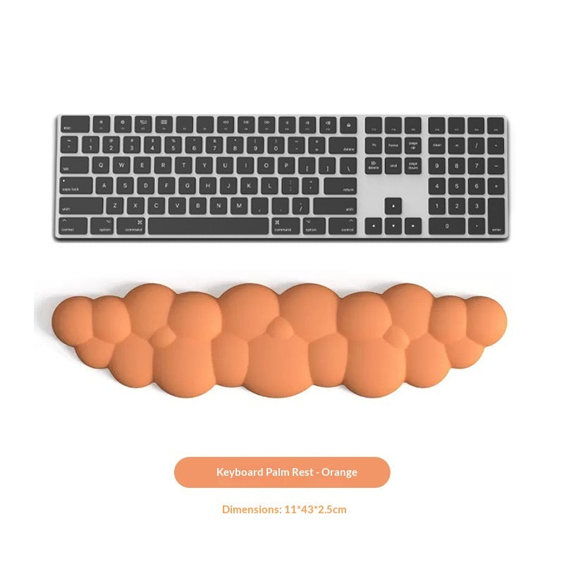 Cloud Wrist Rest Mouse Pad – Anti-Slip Ergonomic Support, 9 Colours