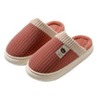 Striped Slippers – Non-Slip Warm Wear-Resistant Footwear