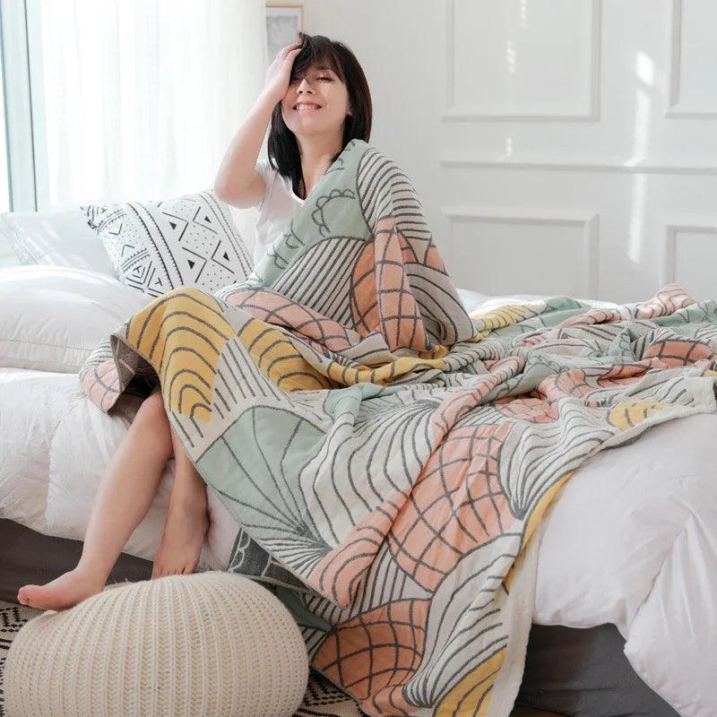 Gauze Towel Duvet Single Double Air Conditioning Warm Blanket
