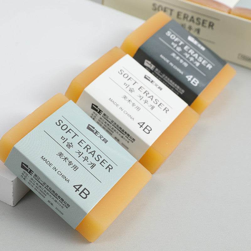High Quality 4B Pencil Eraser Big Art Plastic Rubber for Artist Pencil Sketch Student Stationery Eraser School Office Supply