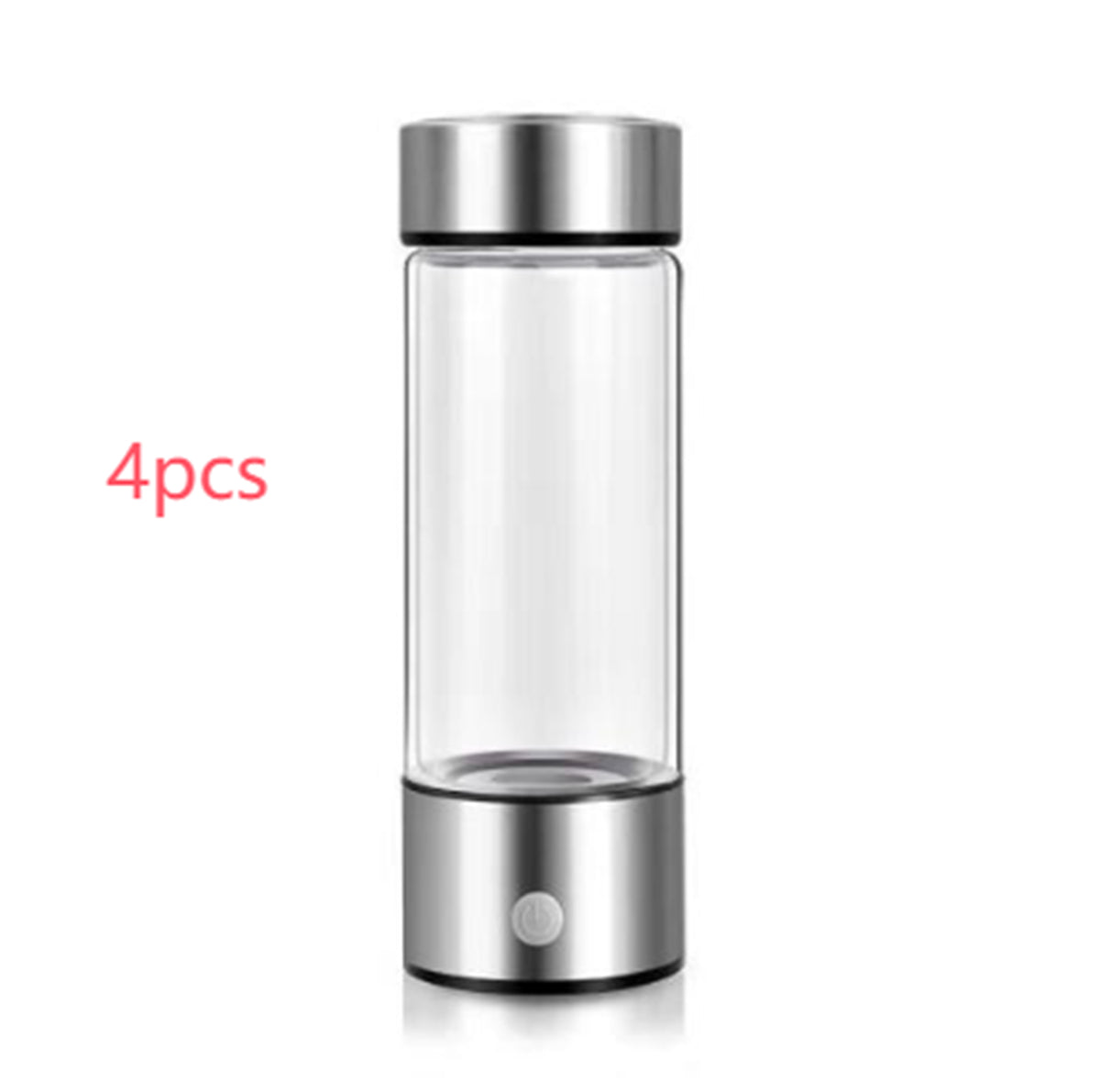 Hydrogen Water Bottle Generator – Electric Rechargeable Antioxidant Hydrogen-Rich Water Maker | 500ml Borosilicate Glass