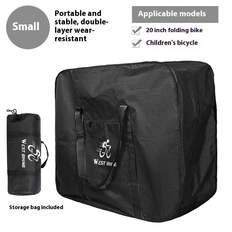 Large Foldable Oxford Cloth Storage Bag, 100L Capacity, S and L Sizes, Black and Green