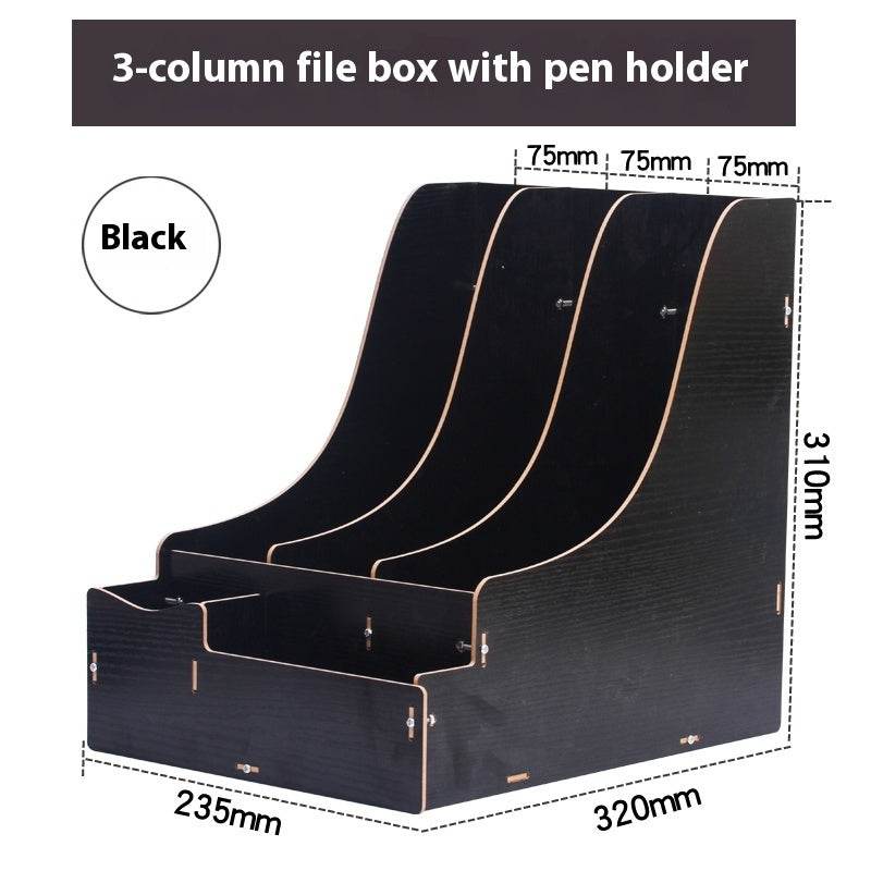 Minimalist Wooden Desk Organizer Office Table Organizer